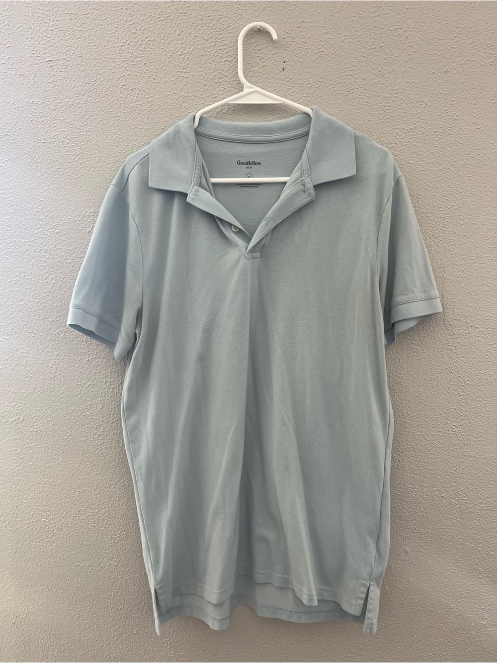 Goodfellow & Co Pale Blue Men’s Polo - Short Sleeve